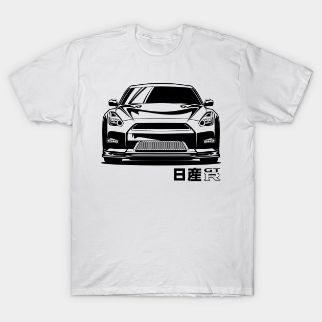 Nissan GTR R35 T-Shirt by idrdesign